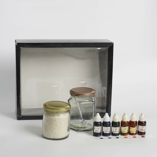 Introducing our DIY Rainbow Candle Kit - a burst of color and creativity in one delightful package!