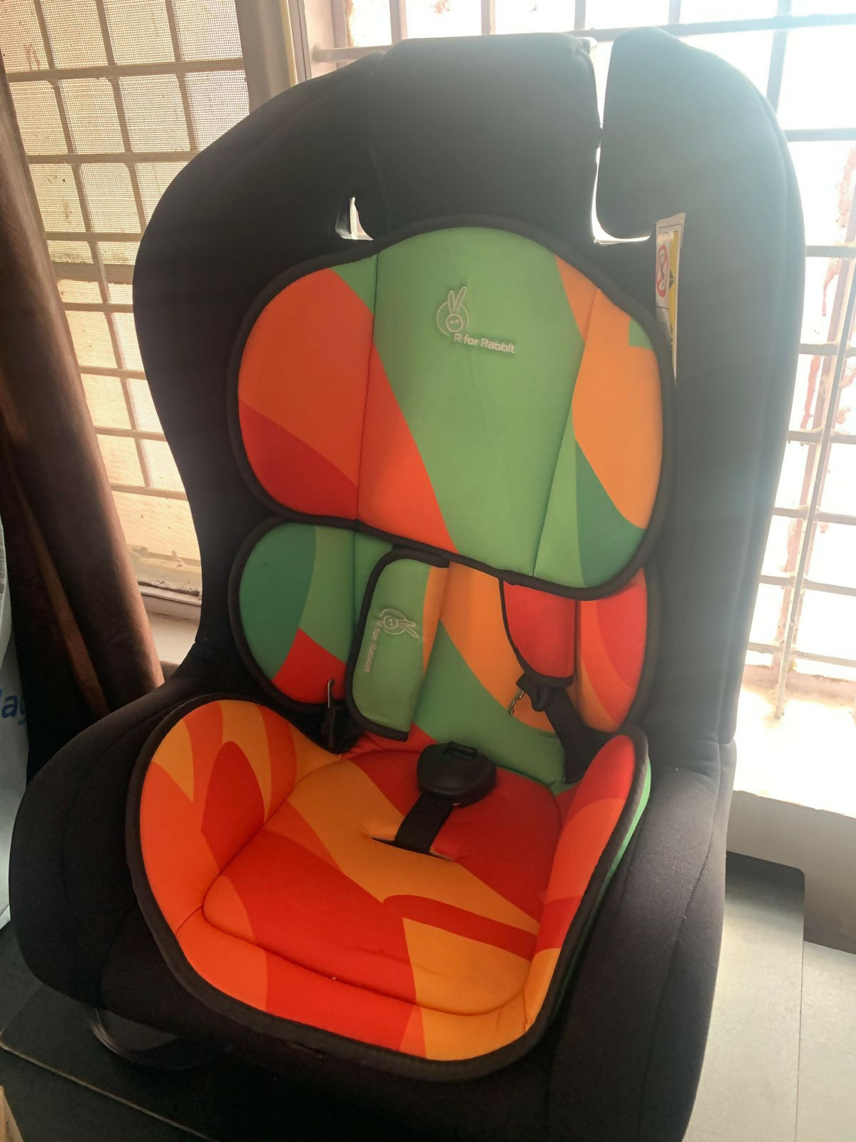 Colorful child car seat