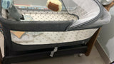 R FOR RABBIT Lullabies Woodsy Electric Cradle with Automatic Swing – Grey