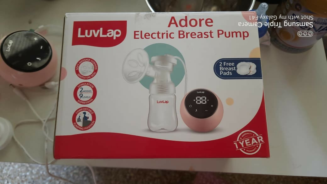 LuvLap Electric Breast Pump | Comfortable & Portable Breastfeeding Solution
