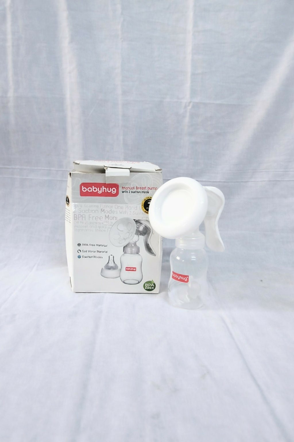 Babyhug Manual Pump with Bottle – Brand New Set