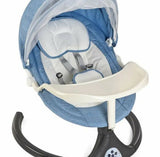 FAB N FUNKY Automatic Electric Swing with Adjustable Speed along with Food tray and Safety Belt