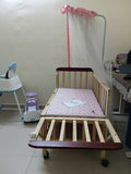 FURNIFEST Wooden Cot Crib