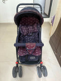BABYHUG Cocoon Stroller/Pram With Reversible Handle - Dark Navy Blue