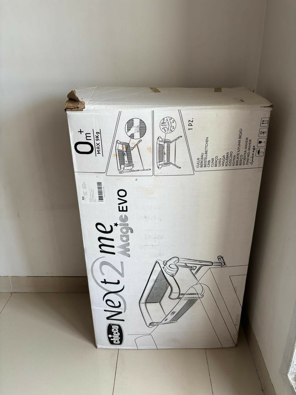 CHICCO Next2Me Magic Evo Bassinet – Adjustable Co-Sleeping Crib for Baby’s Comfort & Safety