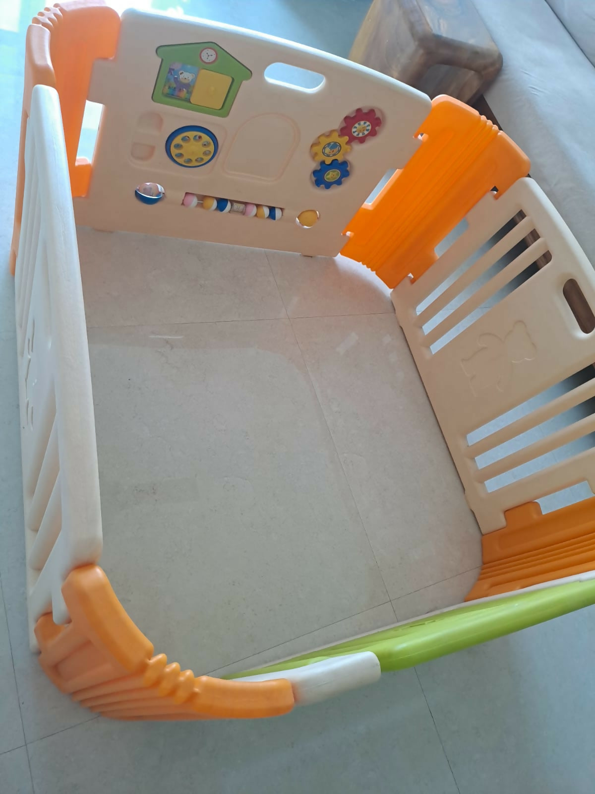 BABY CENTER INDIA Playpen with Door Lock – Safe, Spacious & Fun Ball Pool for Kids