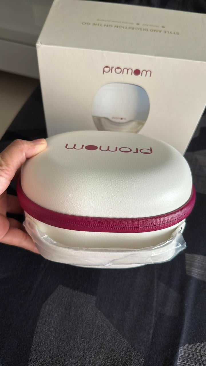 PROMOM Electric Breast Pump with Travel Case – Portable, Comfortable & Efficient Milk Expression