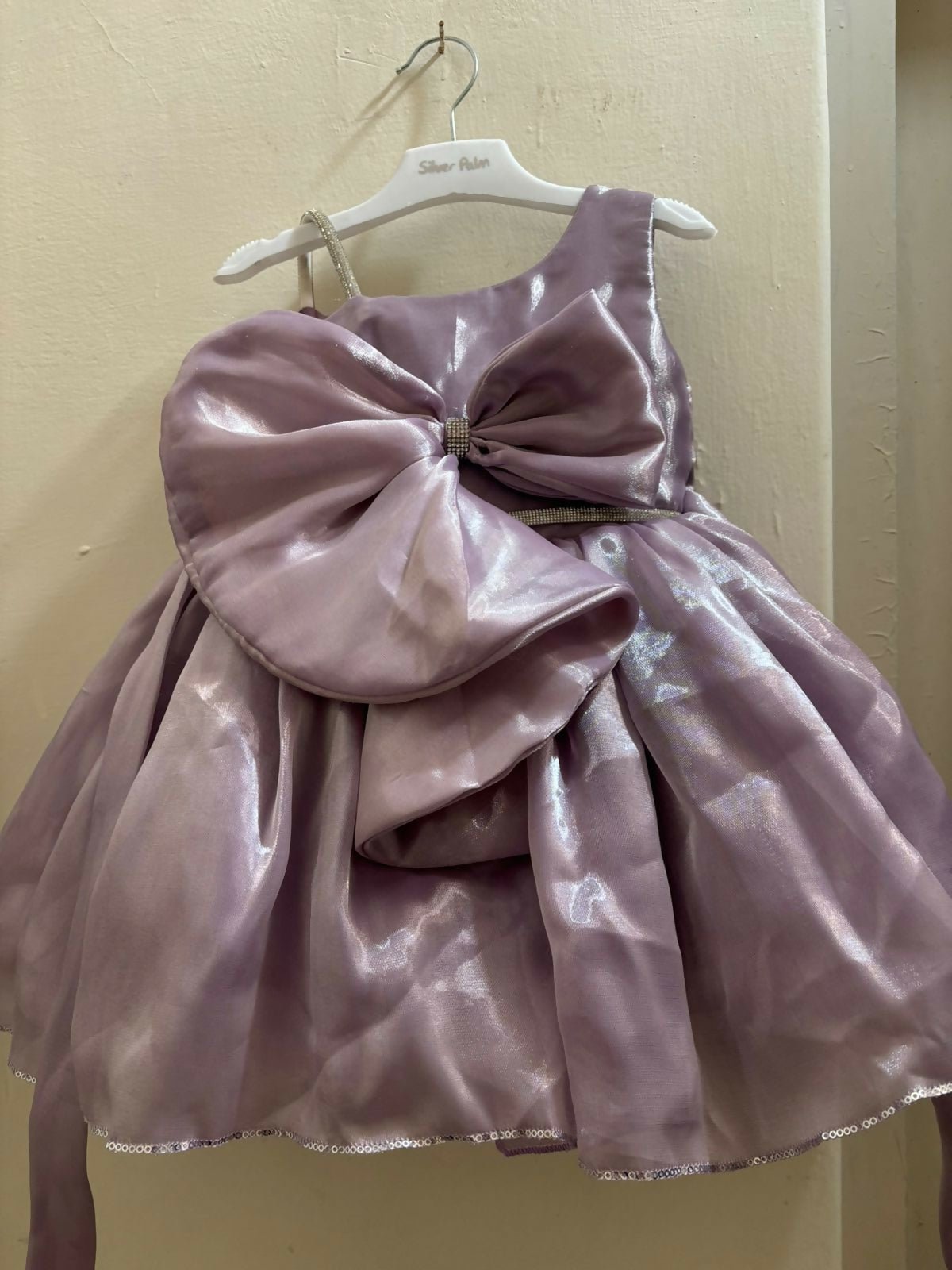 Beautiful Purple Baby Frock (6–9 Months)