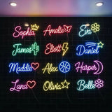 PERSONALIZED Special Kids Room Neon Name Plate with Motif