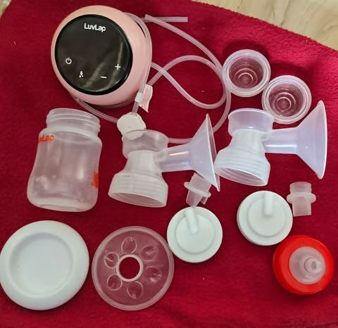 LUVLAP Double Electric Breast Pump – Dual Mode, Rechargeable & Comfortable Milk Expression