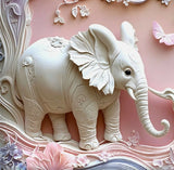 Maa Home Concept Microfiber Double Flat 400 TC Cartoon Bedsheet (Pack of 1, 7D ELEPHANT PRINTED (90X100))