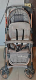 BELCO Baby Stroller/Pram in Almost New condition featuring comfortable seating, protective canopy, safety harness, smooth-moving wheels, and a practical design for everyday walks, shopping, and outings with your baby.