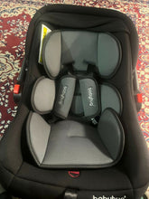 BABYHUG Amber Car Seat Cum Carry Cot with Rocking Base – Black Grey