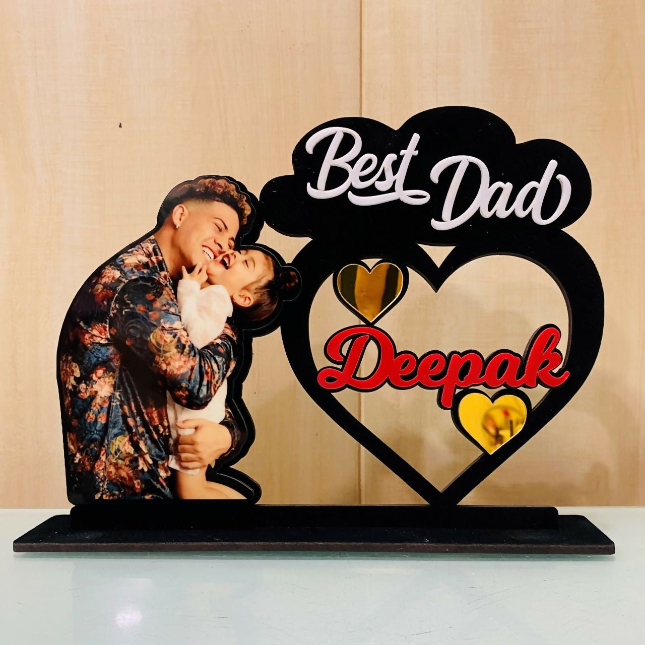 PERSONALIZED Father’s Day Special Table Top Photo with Cutout