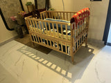 BABYHUG Hamilton baby cot with sturdy construction, spacious sleeping area, secure side rails, and comfortable support for newborns, infants, and growing babies.