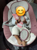 BABYBEE automatic electric baby swing cradle with gentle rocking motion, cushioned sleeping space, secure design, soothing comfort, and automatic swing support for baby sleep and relaxation.