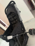 BABYHUG Cocoon stroller/pram with a reclining seat, foldable dacesign, adjustable canopy, 5-point safety harness, smooth wheels, and storage basket for comfortable travel with babies and toddlers.