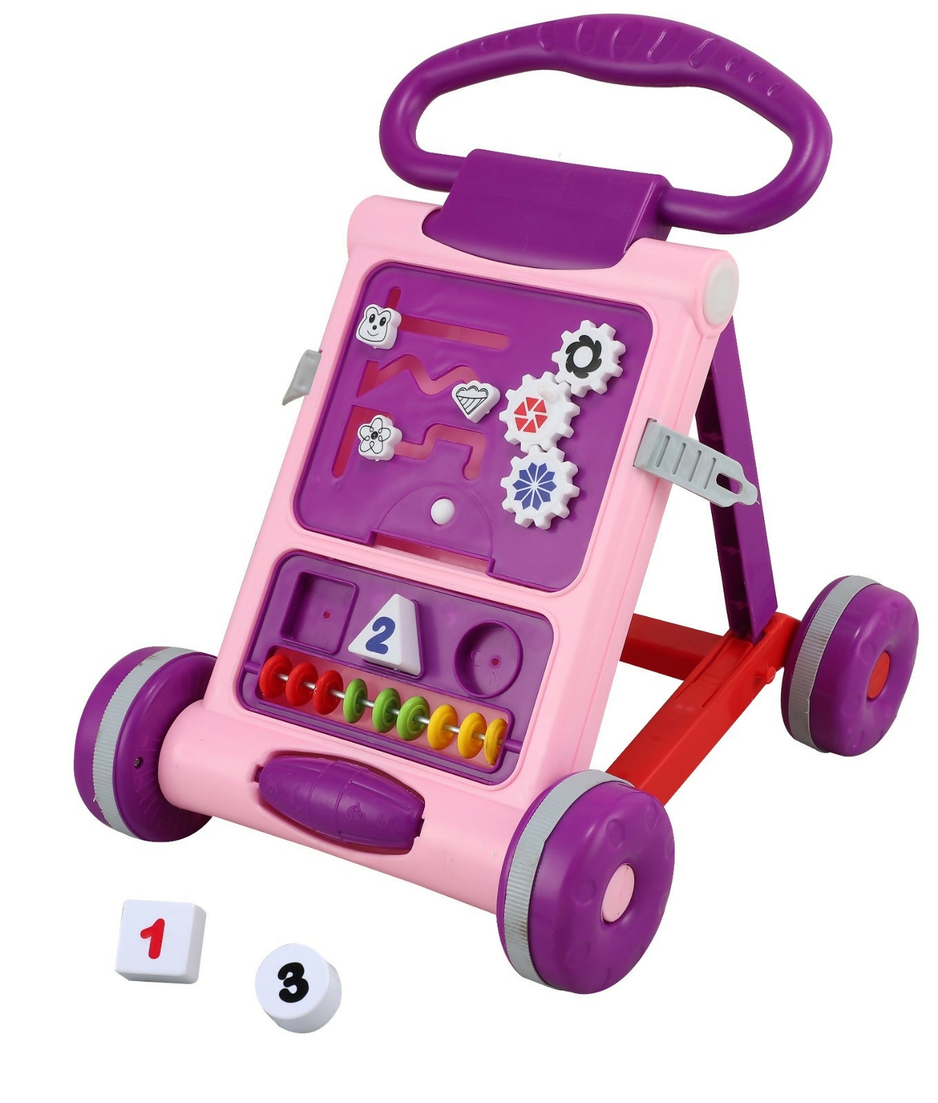 DO IT BABY activity multicolour walker with interactive play features, sturdy frame, comfortable seat, smooth wheels, and colorful design to support baby walking and playtime.