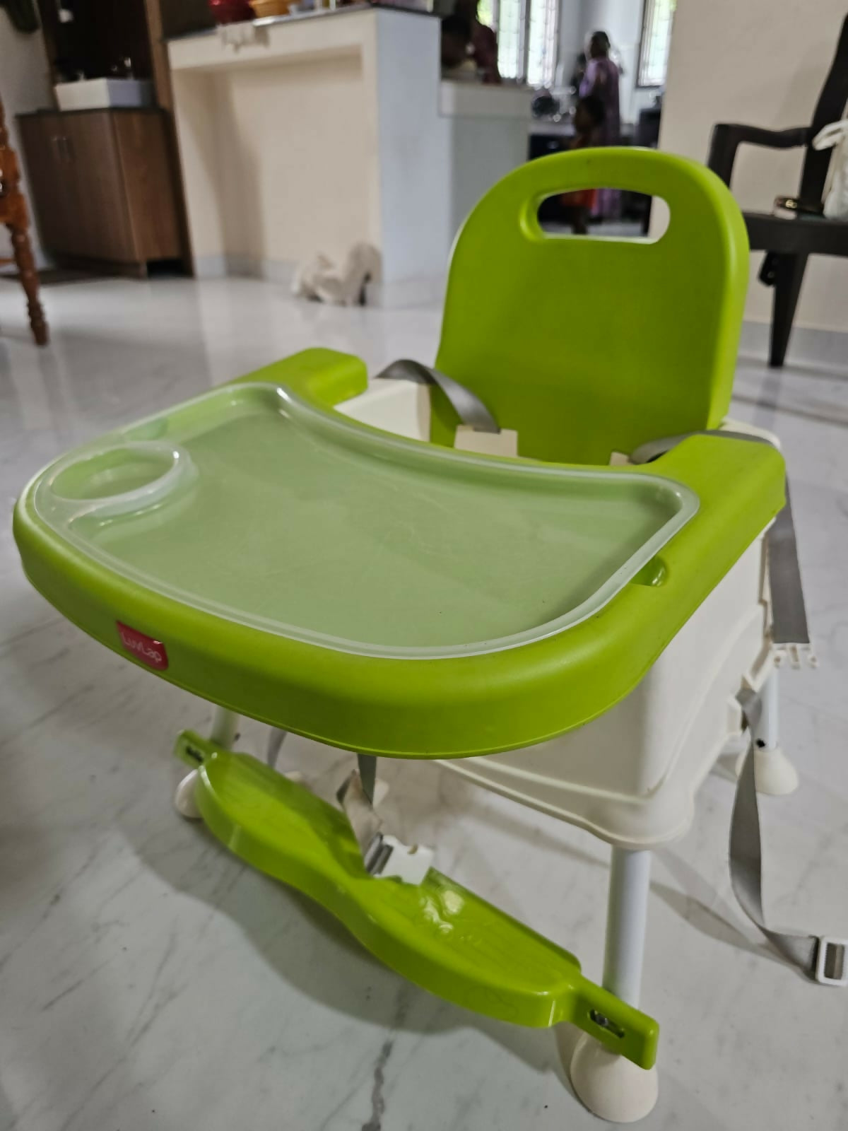 Baby High Chair in Some Used condition, available in Nagercoil, featuring a comfortable seat, feeding tray, safety support, sturdy frame, and practical design for convenient baby and toddler mealtimes.