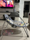 BABYHUG Galaxy Electric Swing for Baby in Almost New condition featuring electric swinging functionality, comfortable padded seating, supportive design, and a practical setup for supervised soothing, relaxing, and playtime
