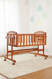 Babyhug Ionia Wooden Baby Cradle Rocking Cot Mosquito Net New