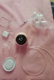 LUVLAP Adore Electric Breast Pump with adjustable suction levels, multiple pumping modes, soft silicone breast cushion, compact design, and easy-to-use controls for comfortable and convenient milk expression.