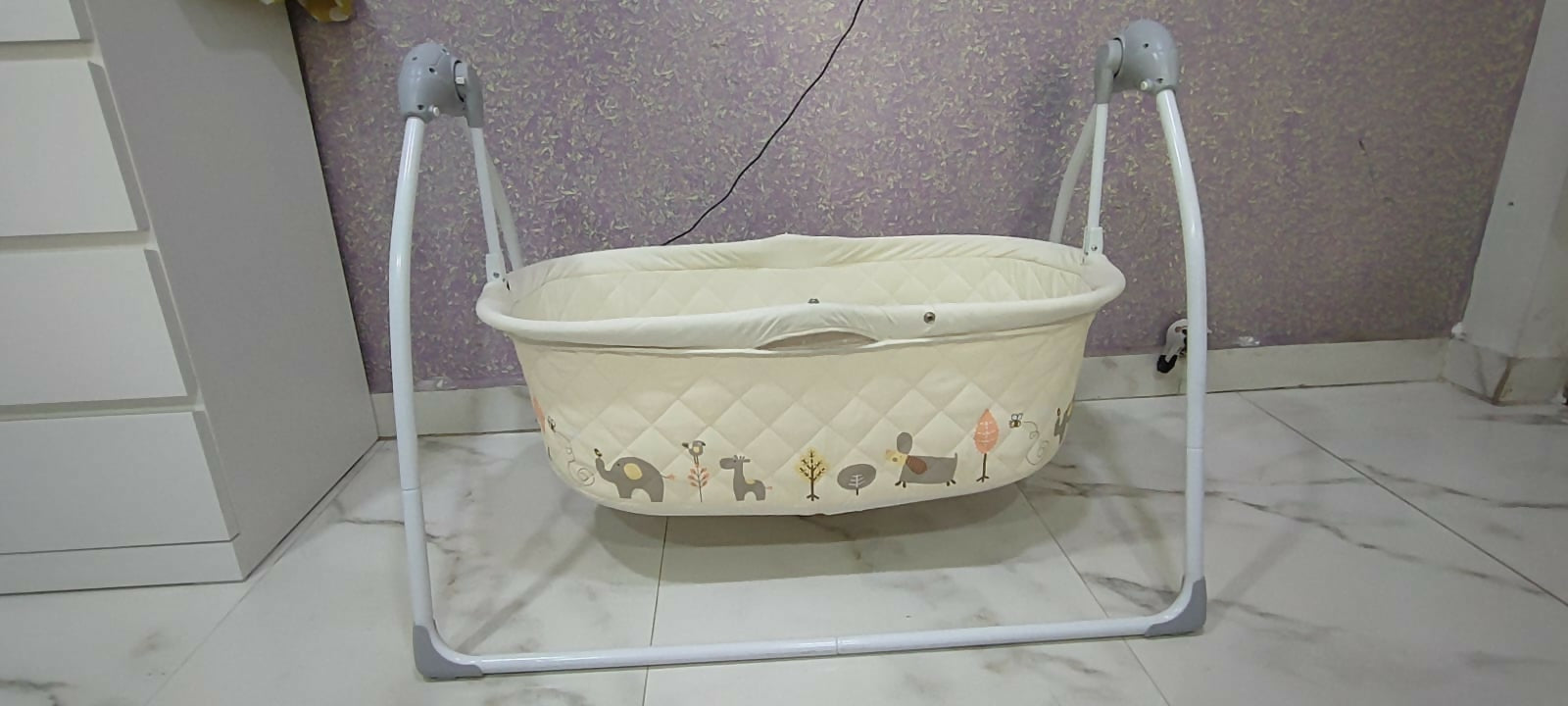 R FOR RABBIT Lullabies Automatic Baby Cradle Swing