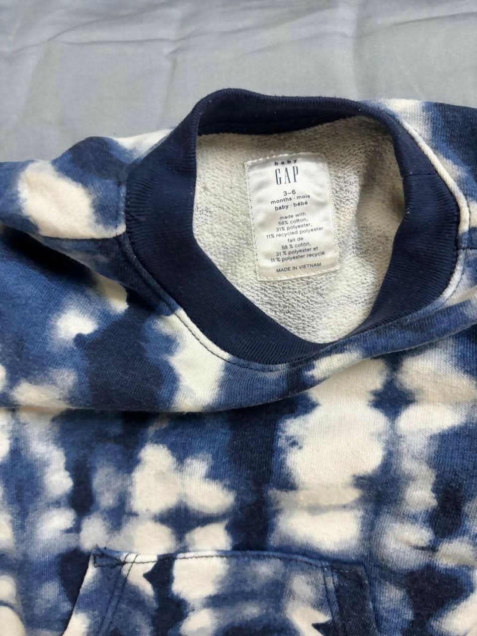 BABY GAP Blue Tie & Dye Co-ord Set – Stylish, Soft & Comfortable for Babies