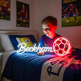 PERSONALIZED Kids Room Neon Name Plate with Motif