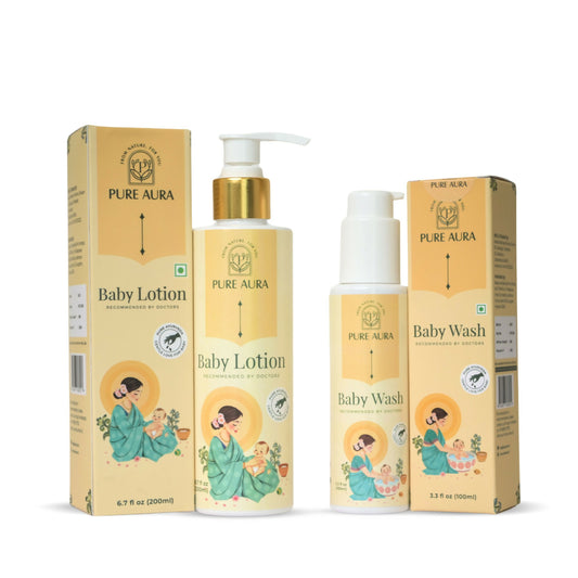 PURE AURA Baby’s Cleanse & Cuddle Set