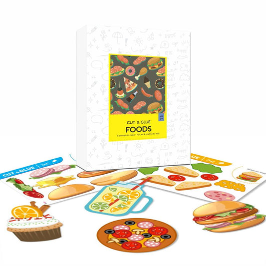 ZOOPLAY Cut & Glue Activity - Food