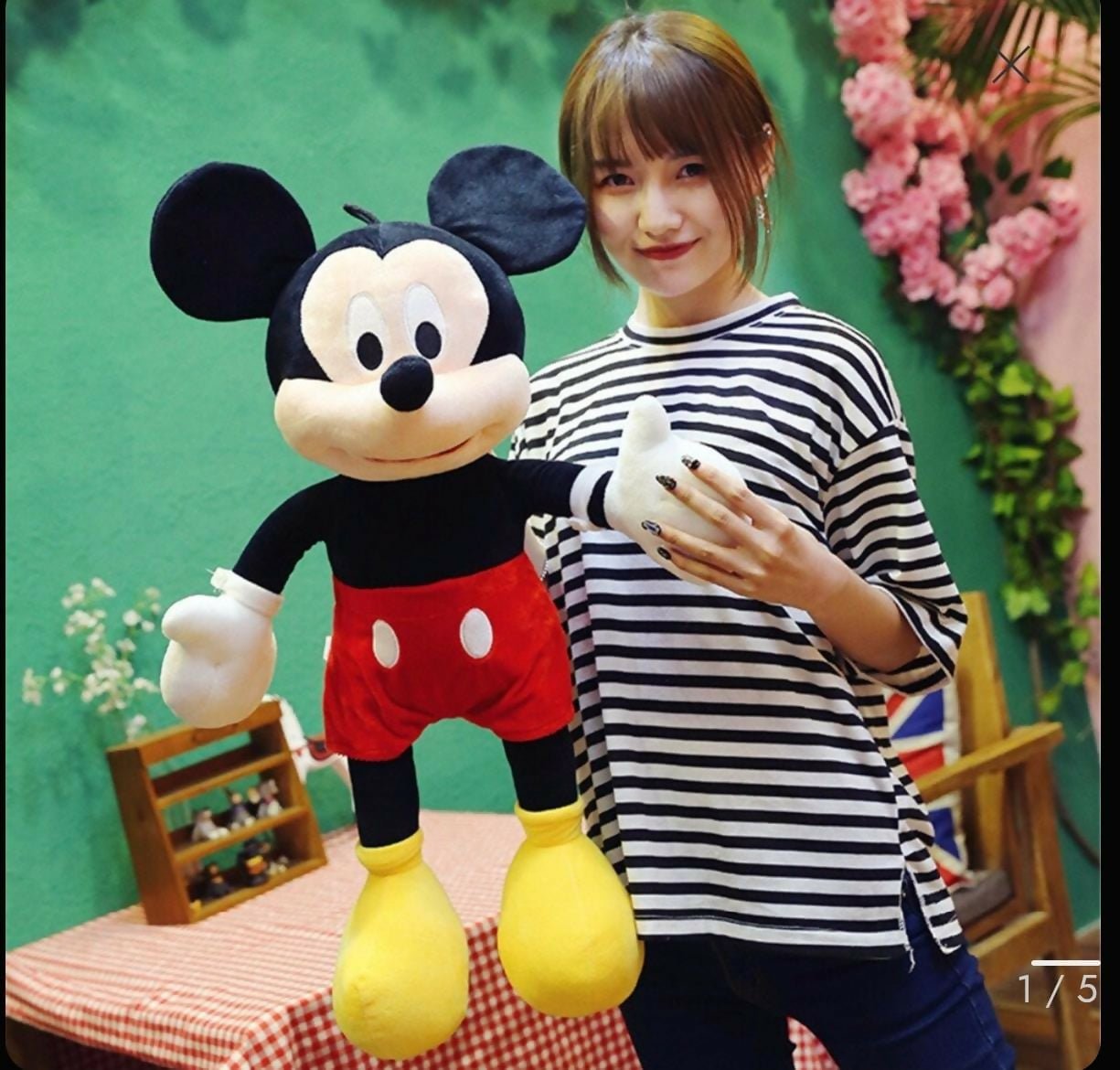 Mickey Mouse And Minnie Mouse Teddy Bear