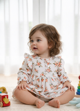 TINY TIGGY 100% Bamboo Muslin Baby Frock with Matching Shorts