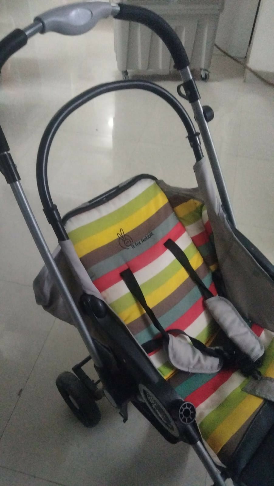 R for Rabbit Chocolate Ride stroller with reclining seat, smooth wheels, safety harness, adjustable canopy, and comfortable travel design for babies and toddlers.