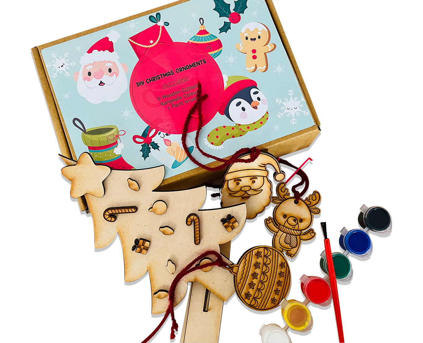 ZOOPLAY DIY Christmas Tree and Ornaments