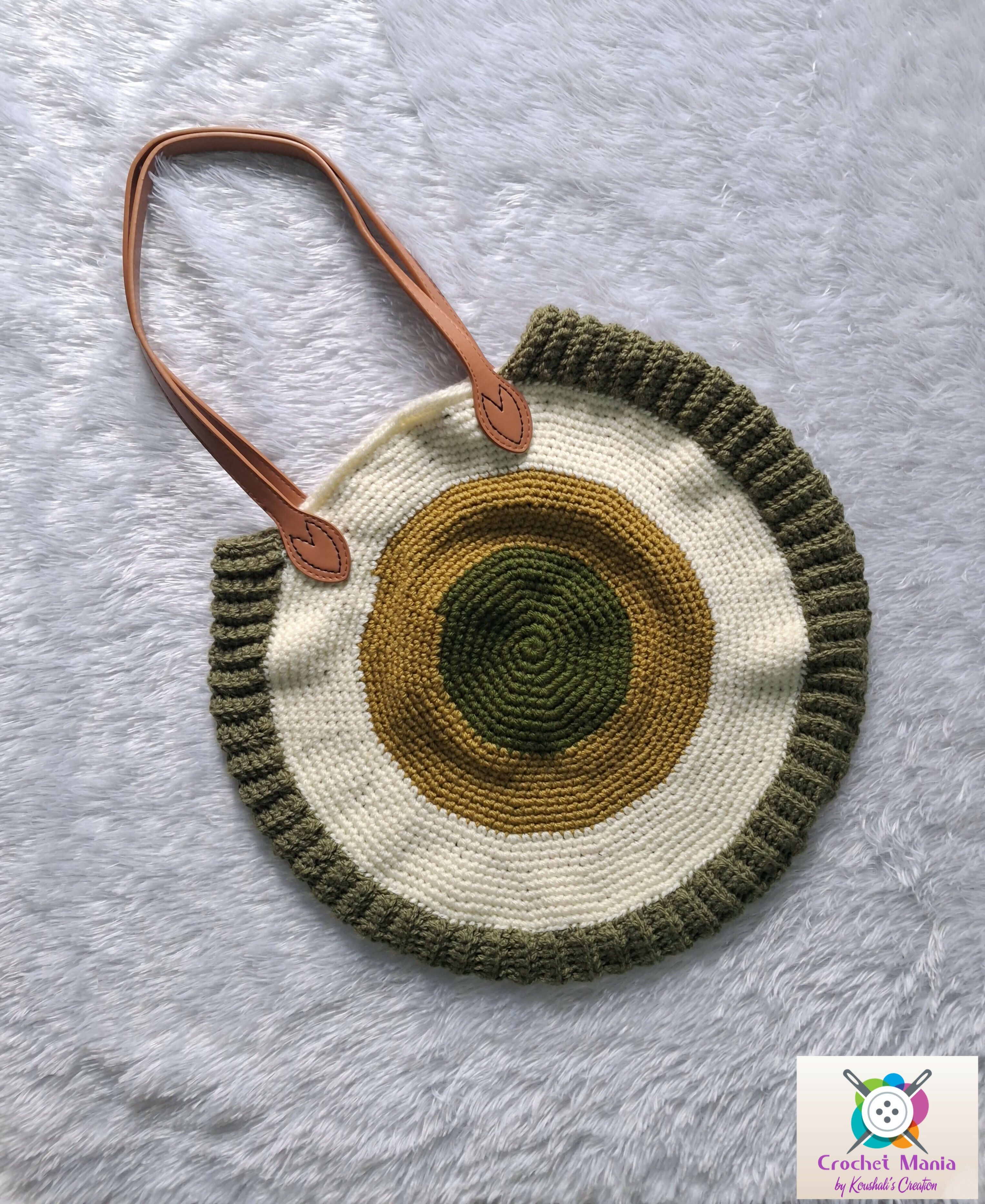 Handmade Crochet Bag featuring a charming textured design and practical carry style, ideal for everyday use, outings, gifting and adding a unique handcrafted touch to any look.