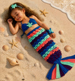 Crochet Mermaid Dress for Baby Girl featuring a charming handmade crochet design with beautiful mermaid-inspired detailing, ideal for photoshoots, birthdays, celebrations and other special occasions.