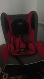 BABYHUG Cruise convertible car seat with rear and forward-facing modes, adjustable safety harness, cushioned seating, side-impact protection, and comfortable support for growing children.