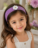 Cute Floral Hair Accessories Set | Soft & Lightweight hair belt combo pack of 3