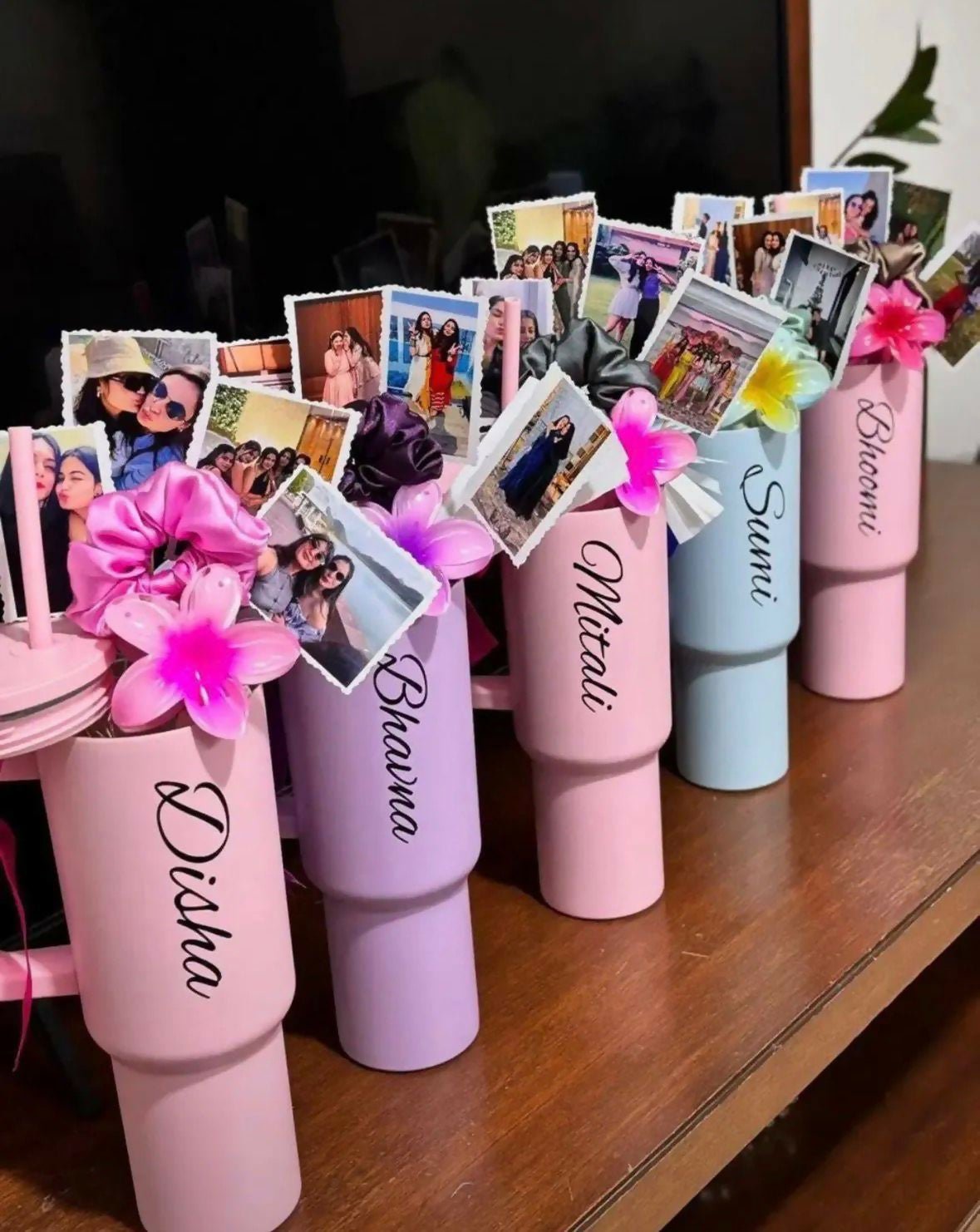 Customized Cute Tumbler Gift Hamper for Her featuring a personalized insulated tumbler and thoughtfully curated gift items in elegant packaging, perfect for birthdays, anniversaries, and special occasions.