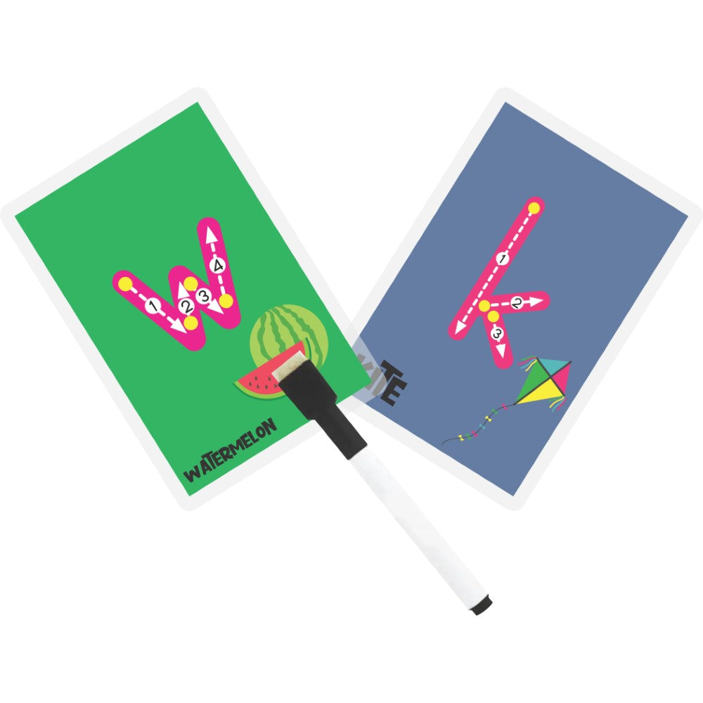 ZOOPLAY Lowercase ABC Rewritable Flashcards / Tracing Mats