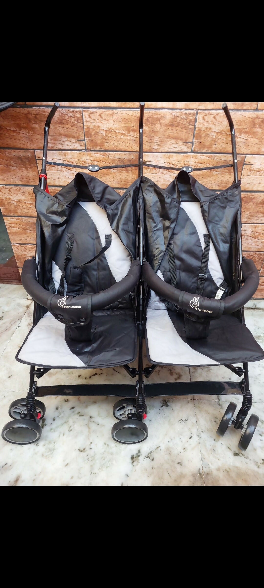 R FOR RABBIT Twin Pram Stroller
