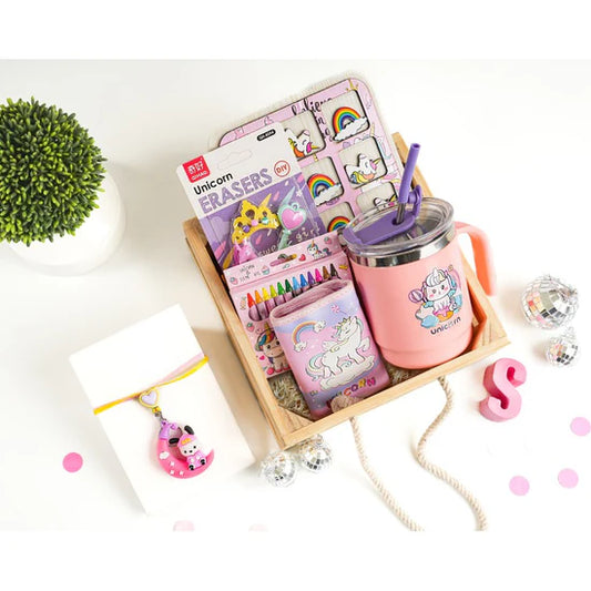 ilearnngrow Unicorn Wooden Hamper
