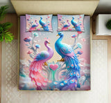 FAIRY TALES 7D Digital Print Super King Size Bedsheet Set With 2 Pillow Covers