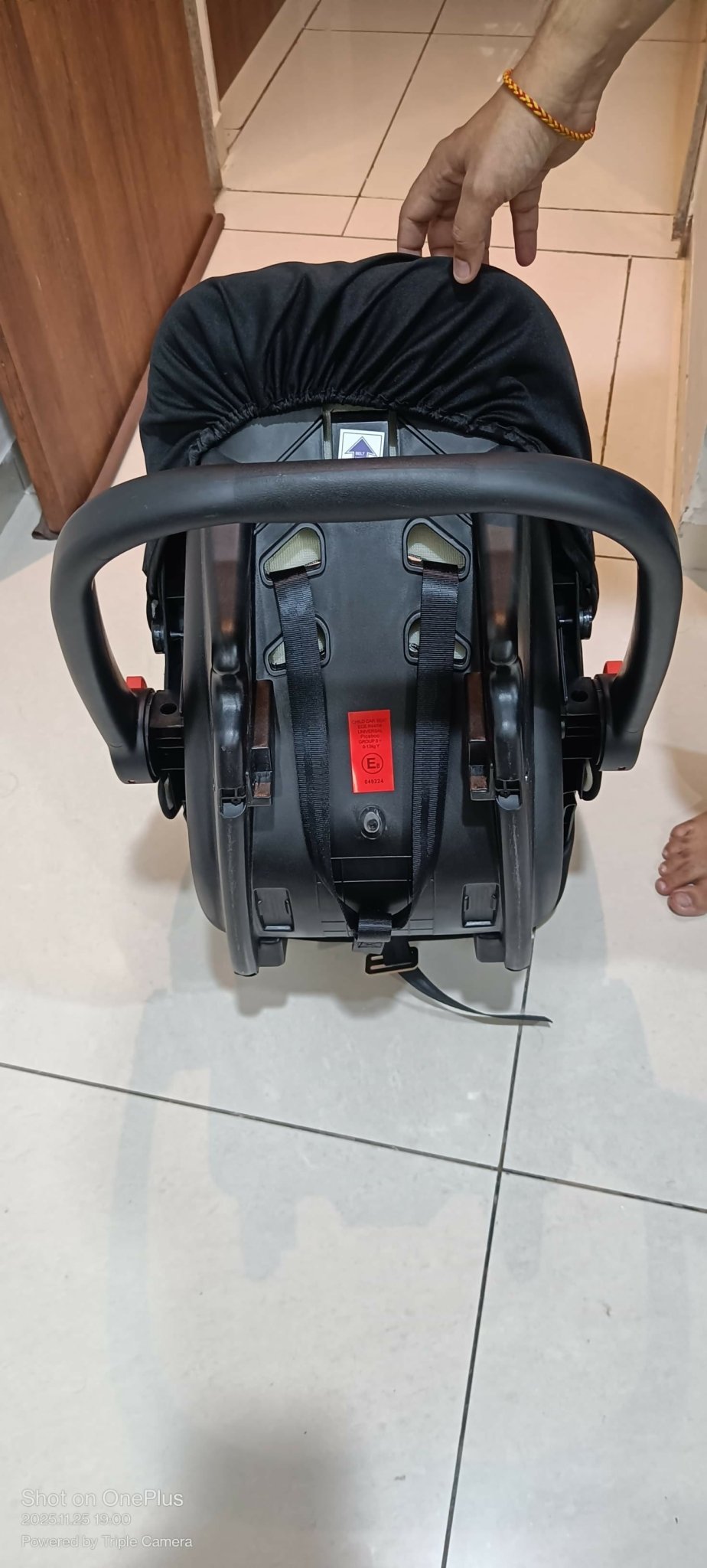Black car seat