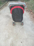 Babyhug Comfy Ride Stroller With Reversible Handle - Red