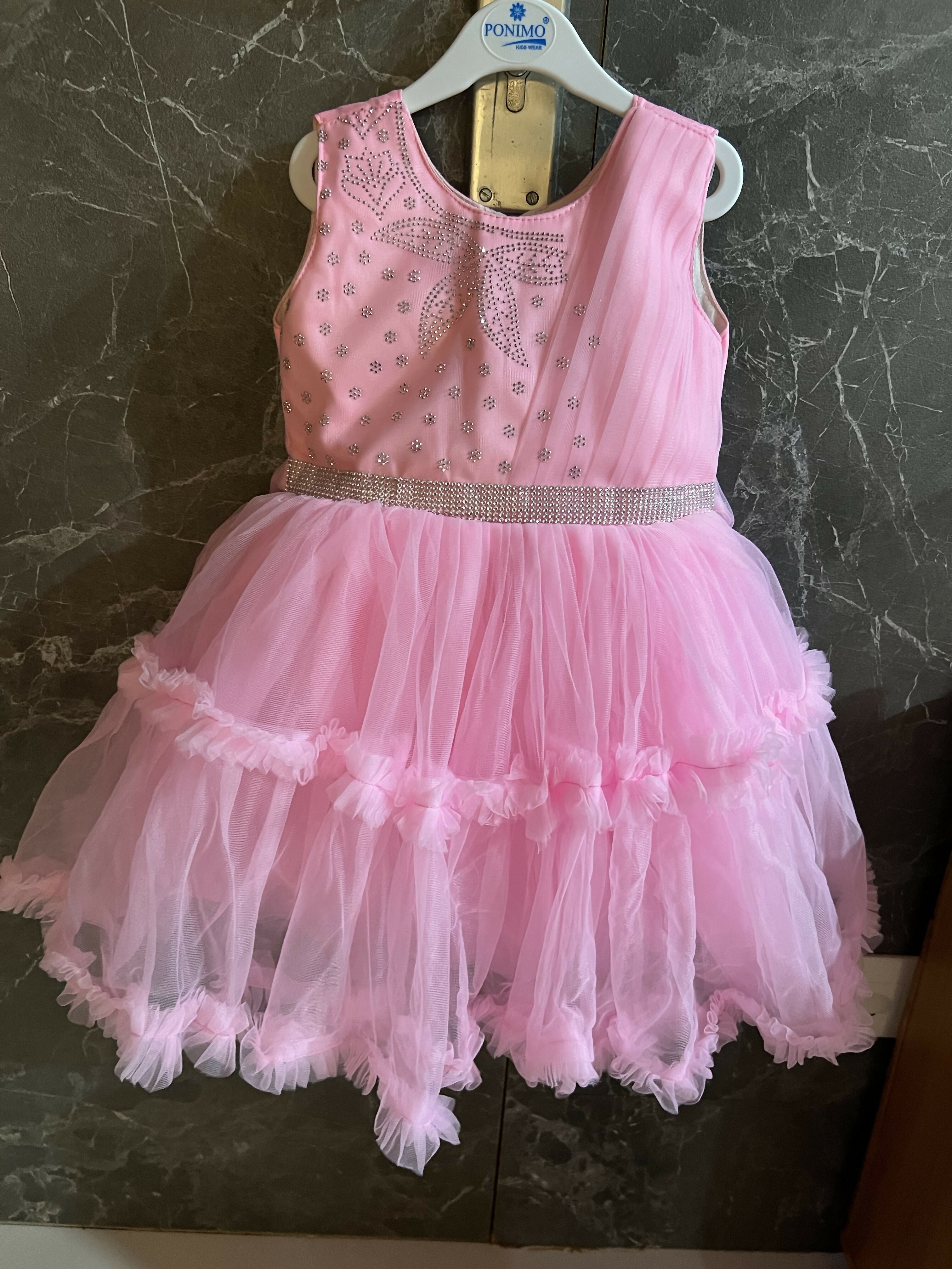 Fancy Frock with Frills for Baby Girl