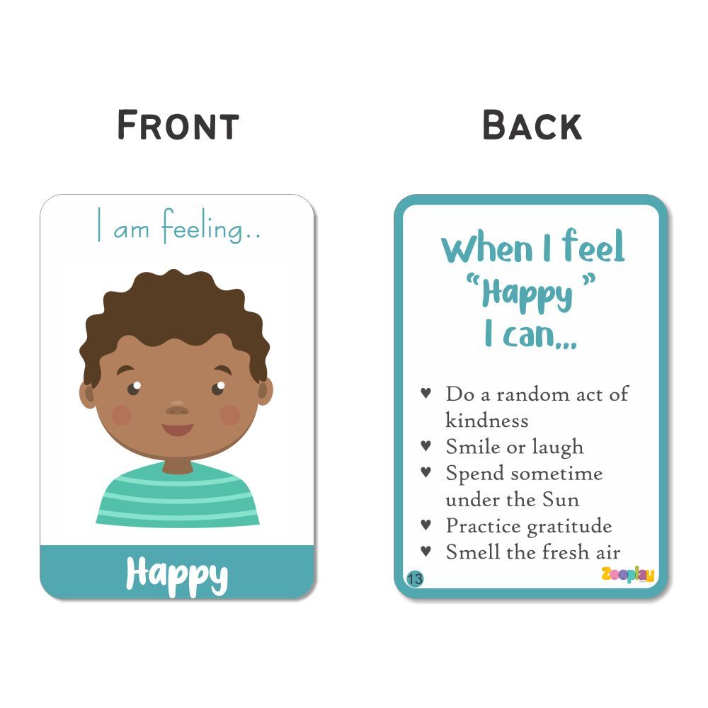 ZOOPLAY Emotions Flash Cards