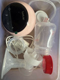 LuvLap Adore Electric Breast Pump with adjustable suction levels, soft silicone breast cushion, multiple expression modes, compact design, and easy-to-use controls for comfortable and convenient milk expression.