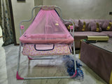 MS BABY HUB Pink Baby Swing